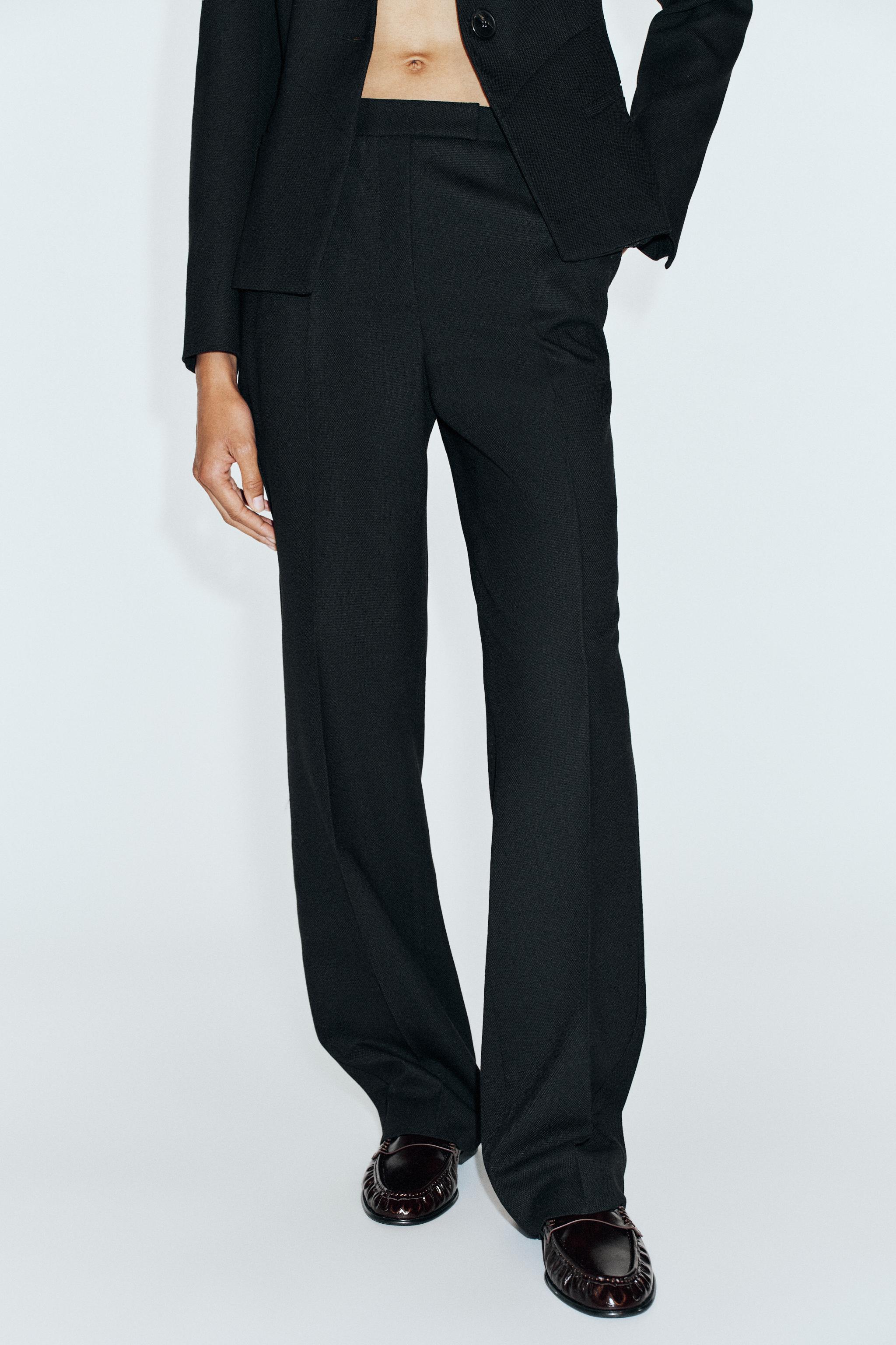 PANTALON DROIT TAILLE HAUTE